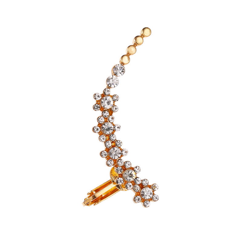 Full Crystal Butterfly Ear Clip