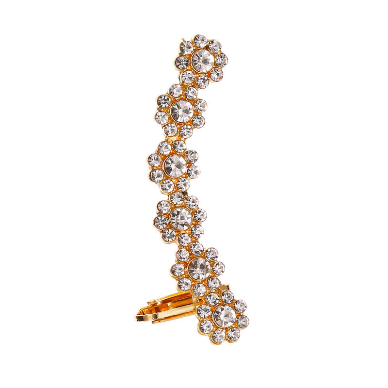 Full Crystal Butterfly Ear Clip