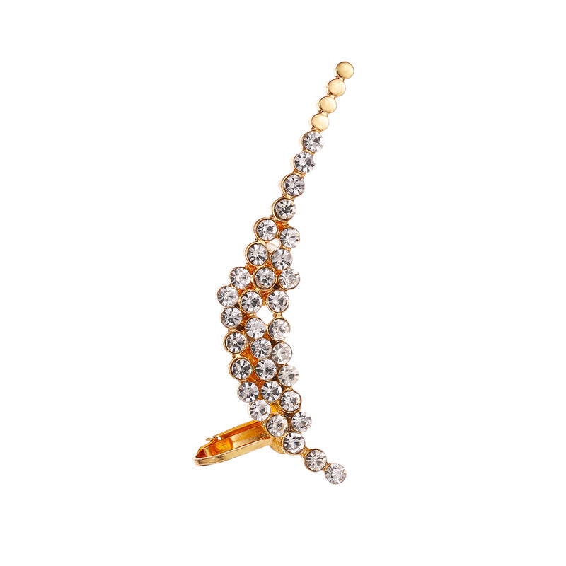 Full Crystal Butterfly Ear Clip