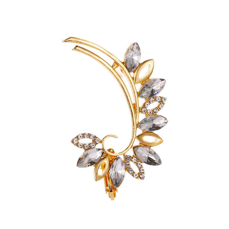 Full Crystal Butterfly Ear Clip