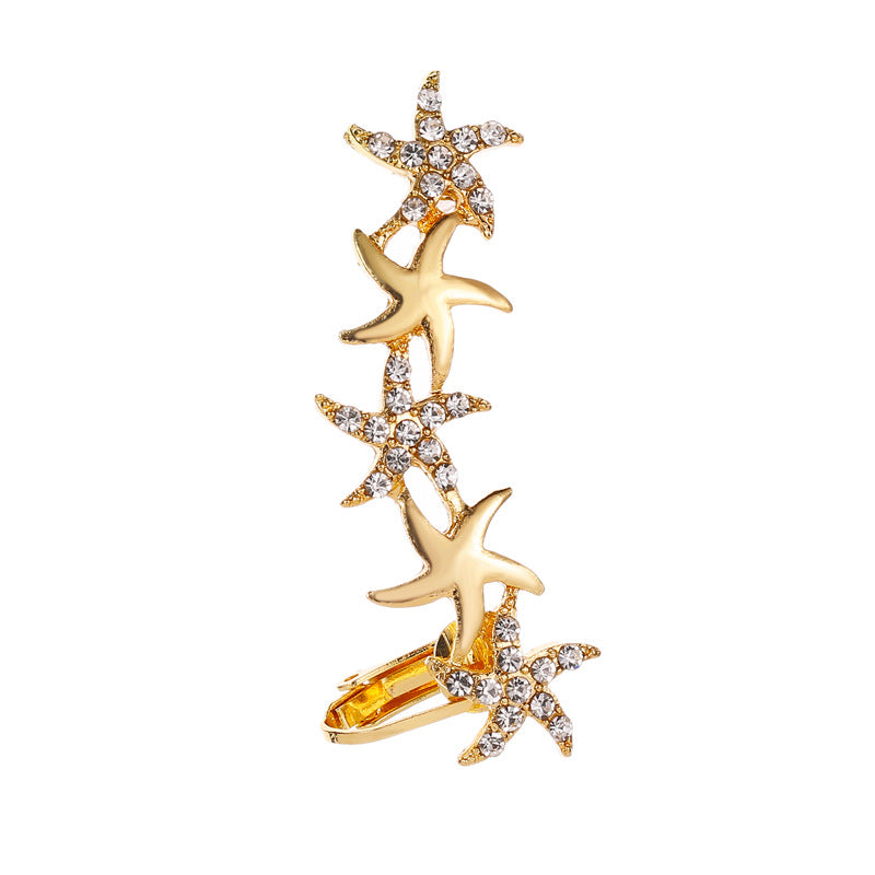 Full Crystal Butterfly Ear Clip